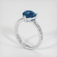 2.06 Ct. Sapphire Ring, Platinum 950 2