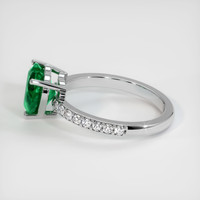 1.83 Ct. Emerald Ring, Platinum 950 4