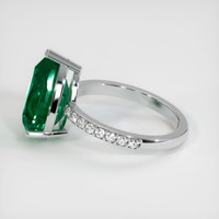 4.29 Ct. Emerald Ring, Platinum 950 4