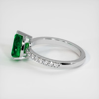 1.36 Ct. Emerald Ring, Platinum 950 4