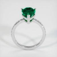 2.85 Ct. Emerald Ring, Platinum 950 3