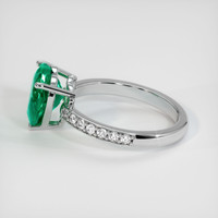 2.20 Ct. Emerald Ring, Platinum 950 4