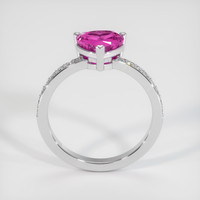 1.53 Ct. Pink Sapphire Ring, Platinum 950 3