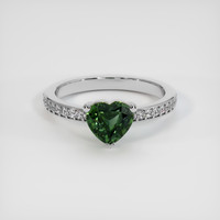 1.07 Ct. Sapphire Ring, Platinum 950 1
