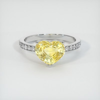 2.77 Ct. Sapphire Ring, Platinum 950 1