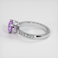 2.00 Ct. Sapphire Ring, 14K White Gold 4