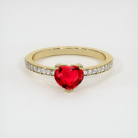 Ruby Ring 1.02 Ct., 14K Yellow Gold Preview