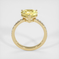 2.77 Ct. Sapphire Ring, 14K Yellow Gold 3