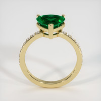 1.83 Ct. Emerald Ring, 18K Yellow Gold 3