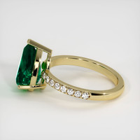 2.85 Ct. Emerald Ring, 18K Yellow Gold 4