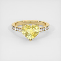 2.77 Ct. Sapphire Ring, 18K Yellow Gold 1