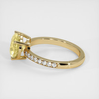 2.77 Ct. Sapphire Ring, 18K Yellow Gold 4