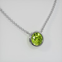 1.31 Ct. Gemstone Necklace, Platinum 950 2