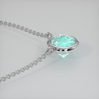 0.67 Ct. Gemstone Necklace, Platinum 950 3