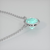 0.67 Ct. Gemstone Necklace, Platinum 950 3