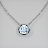 0.77 Ct. Gemstone Necklace, Platinum 950 1