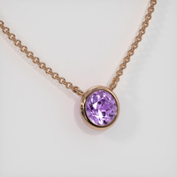 1.36 Ct. Gemstone Necklace, 14K Rose Gold 2