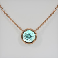 0.67 Ct. Gemstone Necklace, 14K Rose Gold 1