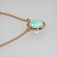 0.67 Ct. Gemstone Necklace, 14K Rose Gold 3