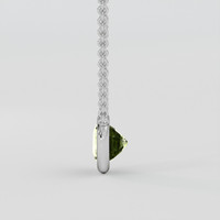 0.47 Ct. Alexandrite Necklace, 10K White Gold 3