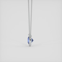 1.57 Ct. Bi Color Sapphire Necklace, 10K White Gold 3