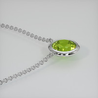 1.31 Ct. Gemstone Necklace, 14K White Gold 3