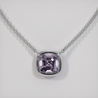 1.52 Ct. Gemstone Necklace, 14K White Gold 1