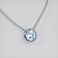 0.77 Ct. Gemstone Necklace, 14K White Gold 2