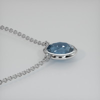 1.20 Ct. Gemstone Necklace, 18K White Gold 3