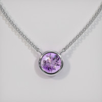 1.36 Ct. Gemstone Necklace, 18K White Gold 1