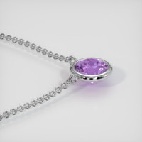 1.36 Ct. Gemstone Necklace, 18K White Gold 3