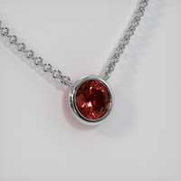 2.60 Ct. Gemstone Necklace, 18K White Gold 2