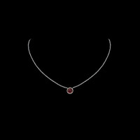 2.60 Ct. Gemstone Necklace, 18K White Gold 4