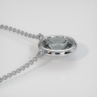 1.18 Ct. Gemstone Necklace, 18K White Gold 3