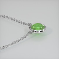 0.90 Ct. Gemstone Necklace, 18K White Gold 3