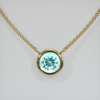 0.67 Ct. Gemstone Necklace, 14K Yellow Gold 1