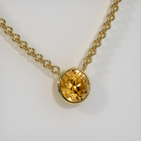 4.16 Ct. Gemstone Necklace, 14K Yellow Gold 2