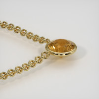 4.16 Ct. Gemstone Necklace, 14K Yellow Gold 3