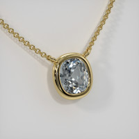 1.18 Ct. Gemstone Necklace, 14K Yellow Gold 2