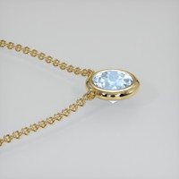 0.77 Ct. Gemstone Necklace, 14K Yellow Gold 3