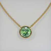 0.90 Ct. Gemstone Necklace, 14K Yellow Gold 1