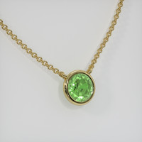 0.90 Ct. Gemstone Necklace, 14K Yellow Gold 2