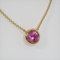 0.88 Ct. Gemstone Necklace, 14K Yellow Gold 2