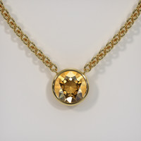 4.16 Ct. Gemstone Necklace, 18K Yellow Gold 1