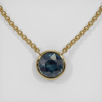 2.66 Ct. Gemstone Necklace, 18K Yellow Gold 1