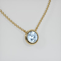 0.77 Ct. Gemstone Necklace, 18K Yellow Gold 2