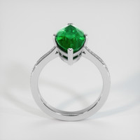 2.97 Ct. Emerald Ring, Platinum 950 3