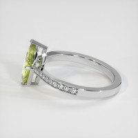 1.09 Ct. Gemstone Ring, Platinum 950 4