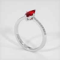 Ruby Ring 1.13 Ct., Platinum 950 Preview
