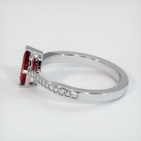 0.76 Ct. Ruby Ring, Platinum 950 4